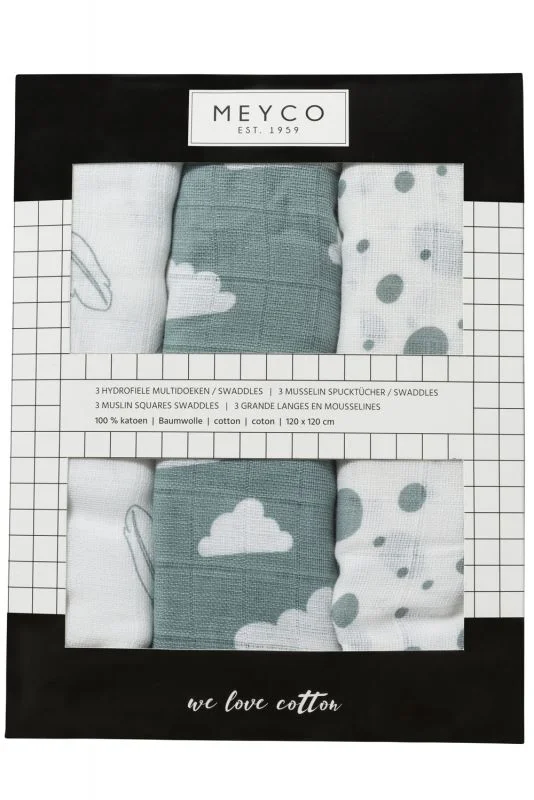 Veren, wolken en stenen hydrofiele doeken