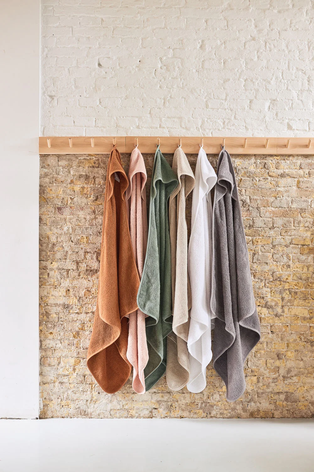 Badcape Badstof storm grey - Afbeelding 5