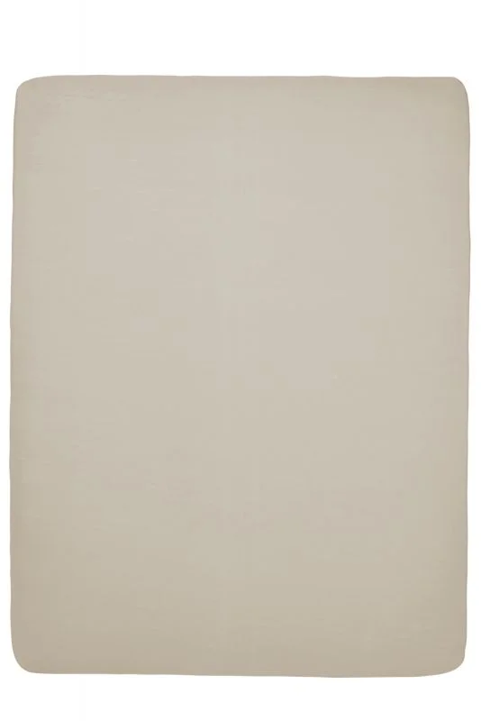 Jersey Hoeslaken Boxmatras - Zand - 75x95cm