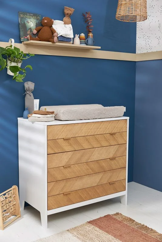 aankleedkussenhoes wafel teddy greige 50x70cm