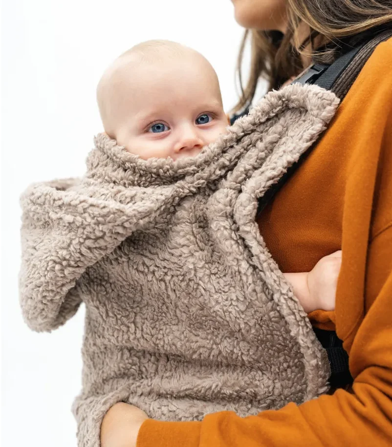 draagzak cover winter teddy taupe