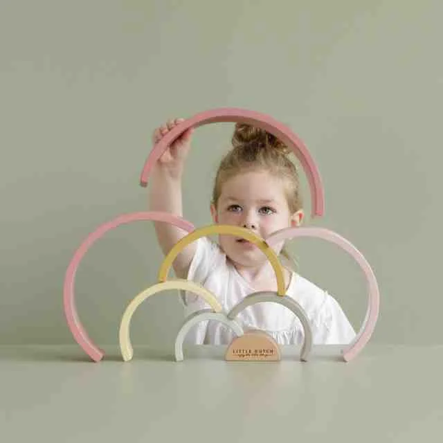 Little Dutch - Regenboog Roze met spelend kind