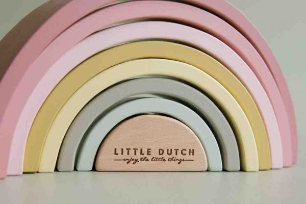 Little Dutch - Regenboog Roze foto dichtbij