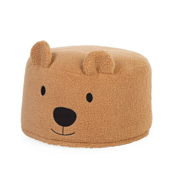 teddy beer poef 40 cm beige