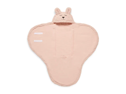 Wikkeldeken Bunny 100x105cm - Pale Pink2