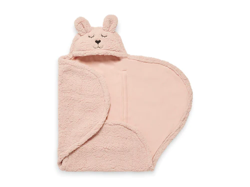 Wikkeldeken Bunny 100x105cm - Pale Pink2