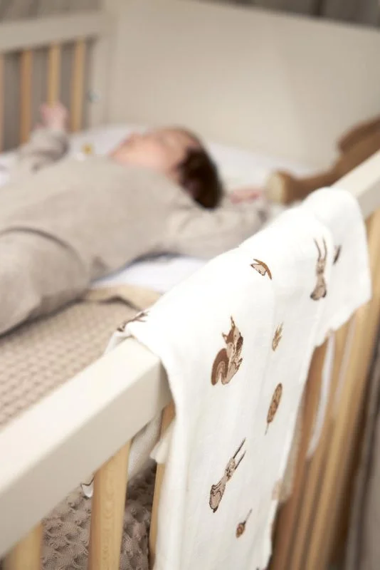 meyco slaapzak forest animals sand 90 cm